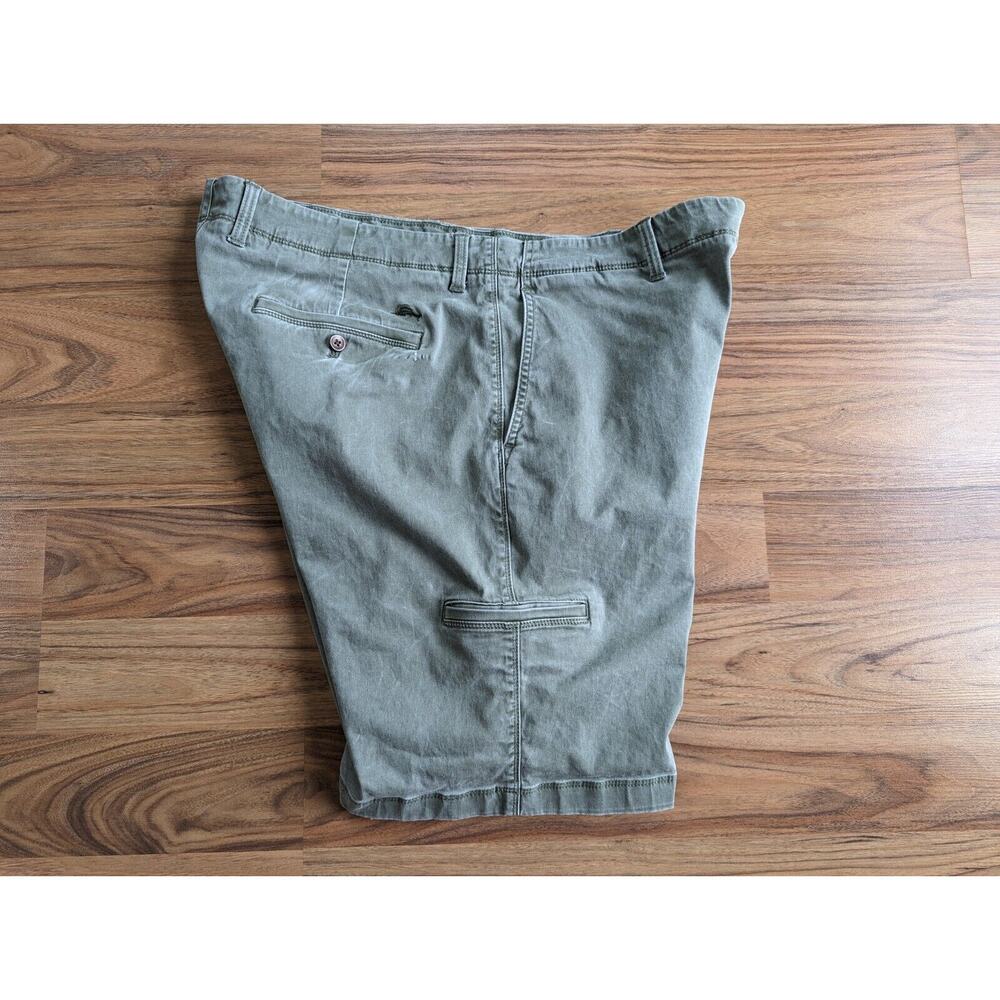 TOMMY BAHAMA BORACAY 10" INCH SHORTS MENS 40 Army Green STRETCH Chino C3 - Picture 3 of 12